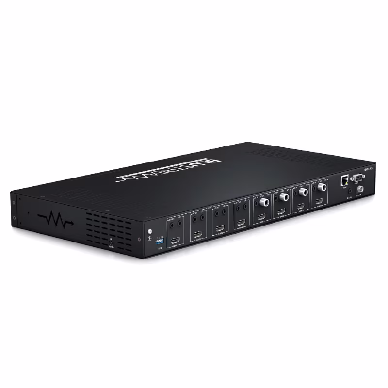 Matriz HDMI 2.0 4x4 4K 18Gbps | Audio Breakout EDID | BLS-CMX44CS