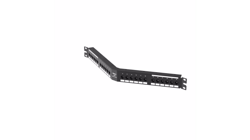 DPA24688TGY PATCH PANEL CAT 6 ANGULADO 24 PORT 1RU