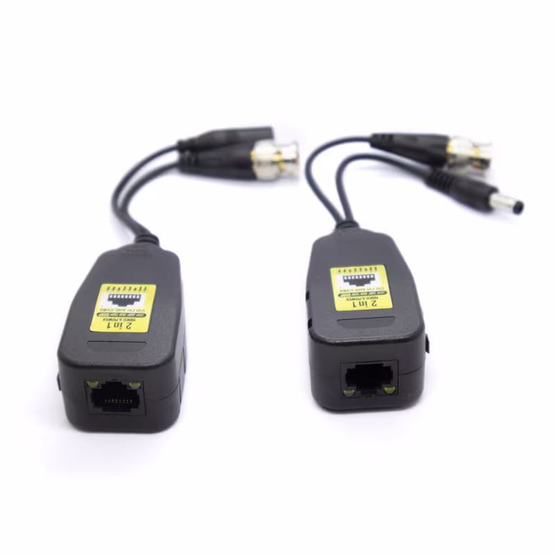 VAPBALUN VIDEO/POWER BALUN P/CONVERSION DE COAXIAL-RJ45 P/USO CON CAMARAS, CATCOM