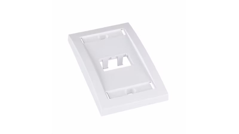 CFPE2WHY PLACA PLASTICA BLANCA 2 PUERTOS