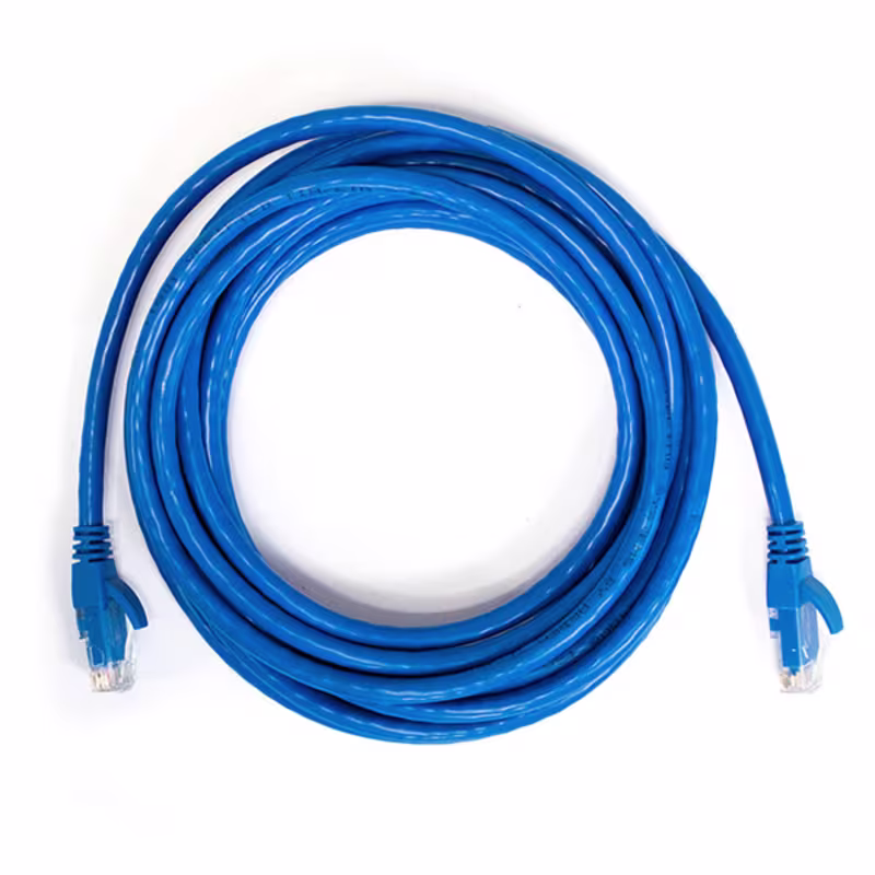 PC6-2015 PATCH CORD CAT6 15FT COLOR AZUL C/BOTA TERMOMOLDEADA, CATCOM
