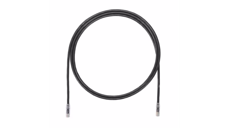 UTP6A7BL PATCH CORD UTP 6A 24AWG 7FT COLOR NEGRO