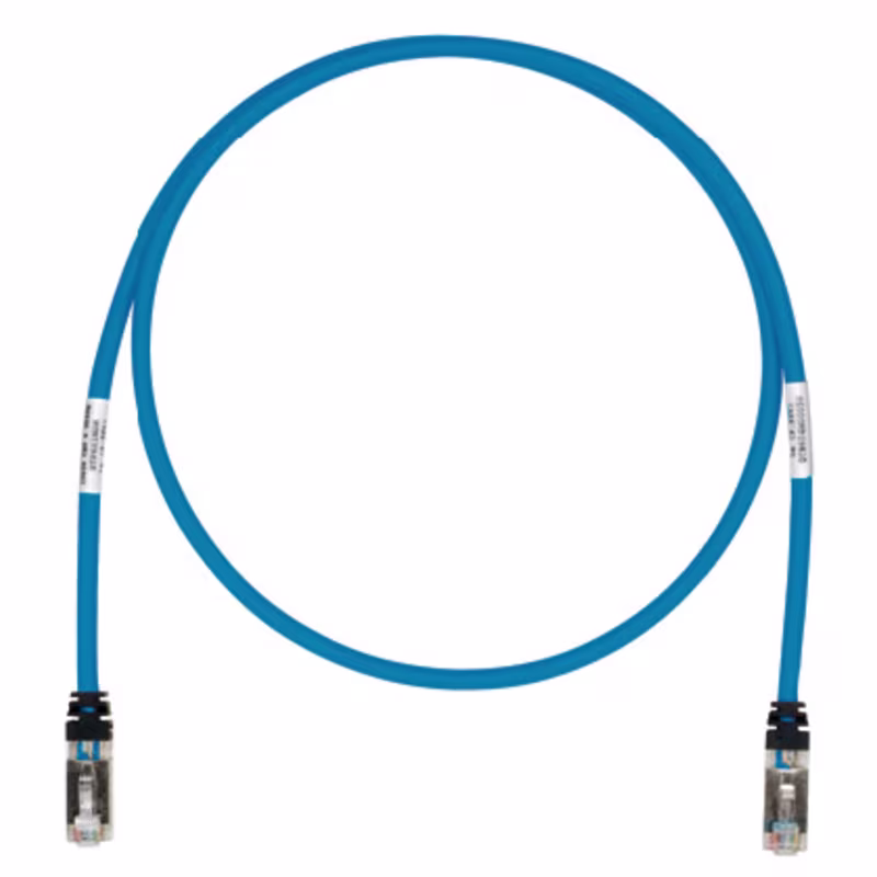 STP6X1BU PATCH CORD CAT6A S/FTP AZUL 1FT