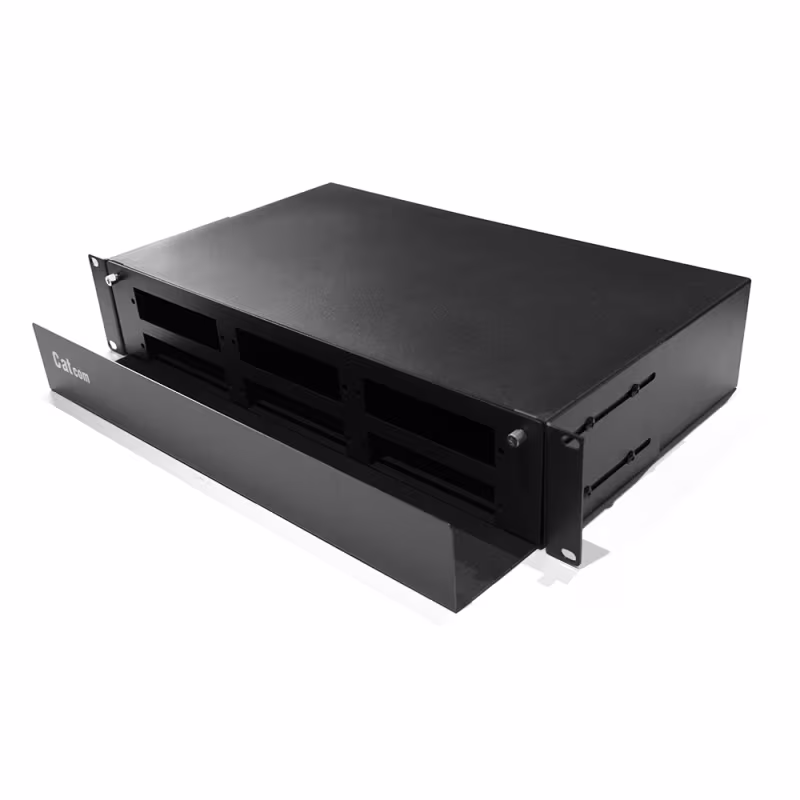 ODF2R-6M-S ODF PARA MONTAJE EN RACK CON BANDEJA DESLIZABLE PARA 6 ADAPTADORES 2U, CATCOM