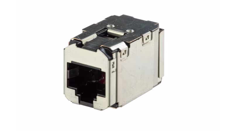 CCS6X88BL INSERTO TIPO UNI�N HEMBRA-HEMBRA COMPATIBLE MINICOM, BLINDADO, CAT. 6A