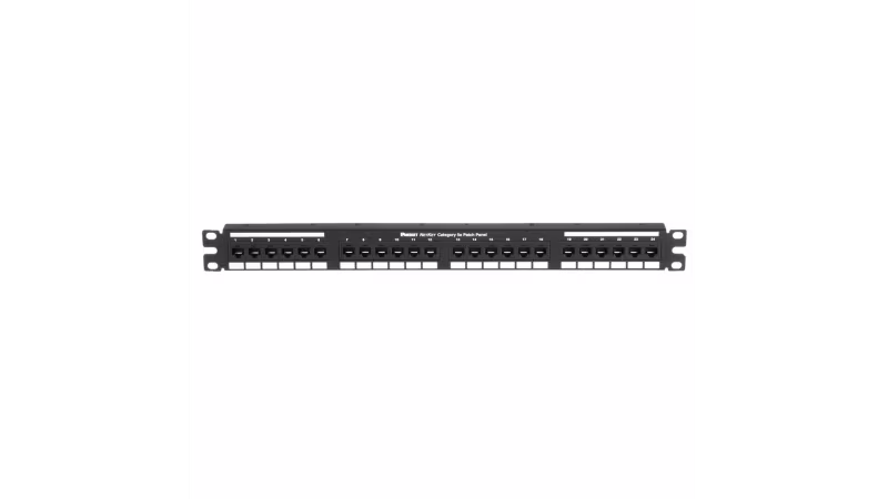 NK5EPPG24Y PATCH PANEL CAT. 5E 24 PTS 1RU NETKEY