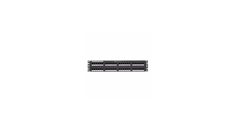DP48688TGY PATCH PANEL 48 PTS CAT. 6 PLANO 2RU