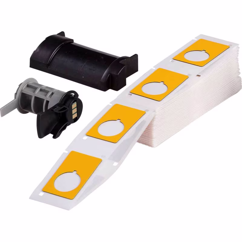 PTLEP-168-593-YL ETIQUETA PRECORTADA POLIESTER 1.9inH x 1.2inW AMARILLA BRADY