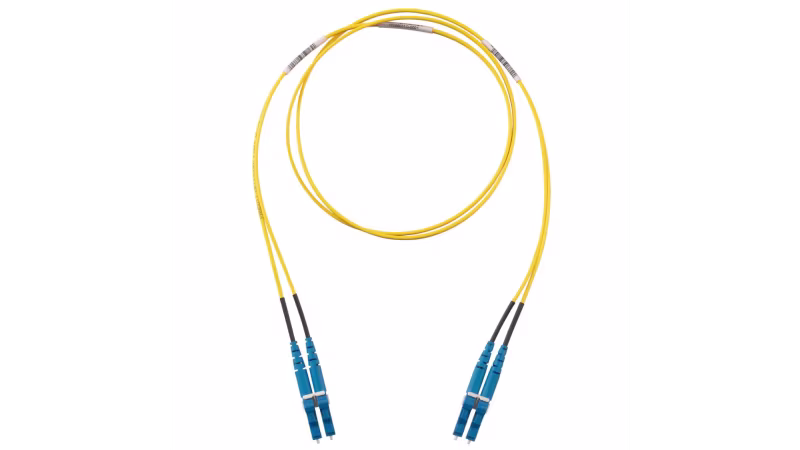 NKFP92ELLLSM001 NK 2-fiber OS2 1.6mm LSZH Jacket Patch Cord LC Duplex to LC Duplex - 1m