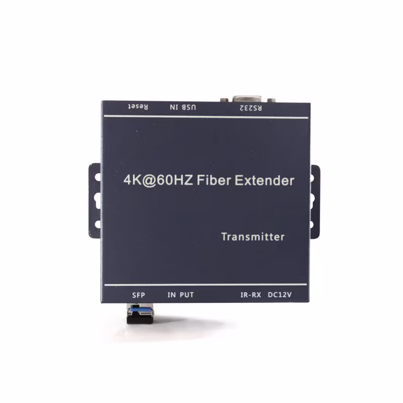 CATF-HDMI-LC-EXT EXTENSOR HDMI A FIBRA OPTICA LC SM 20KM KVM 2 USB + 1 AUDIO 3.5MM  PAR