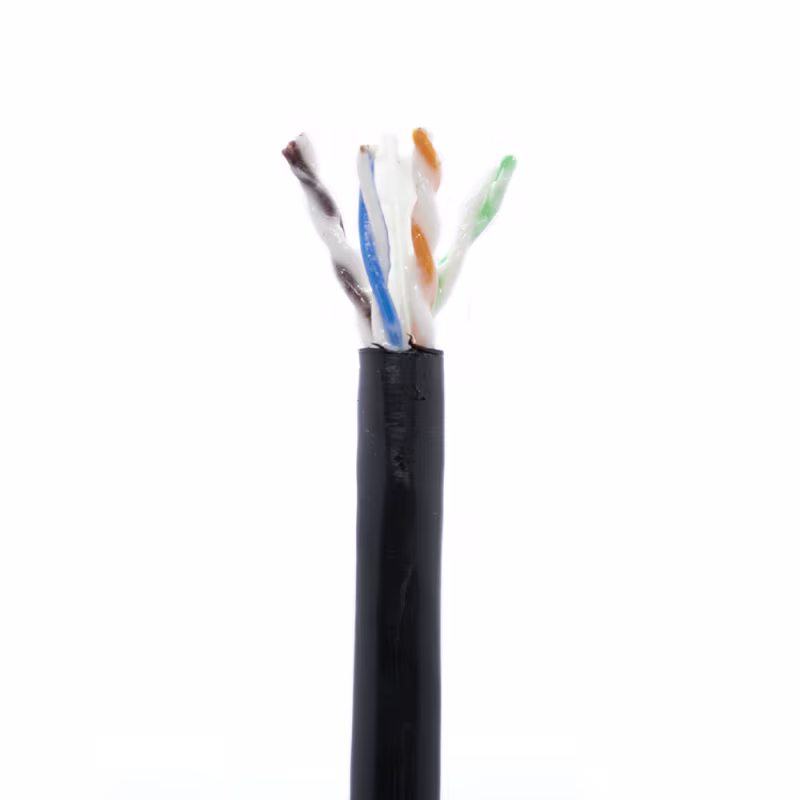 OGUTP-6001LA CABLE UTP CAT6 4 PARES 23 AWG C/FORRO UV, CON GEL PARA EXTERIOR CATCOM