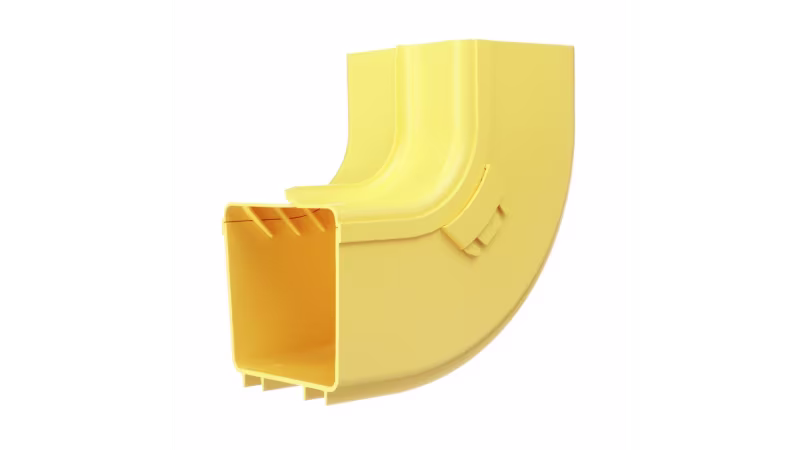 FRIVRA4X4LYL ANGULO VERTICAL P/CANAL  FiberRunner