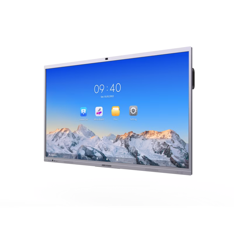 DS-D5C86RB-B Pantalla Interactiva Touch de 86" C�mara Web 8 MP 4K Bocinas Integradas Entradas HDMI y VGA