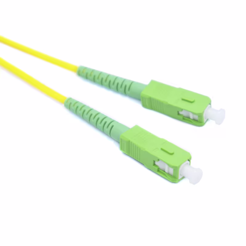 SA/SA9CL003M PATCH CORD DE FIBRA OPTICA SC/APC-SC/APC SIMPLEX MONOMODO 3MTS, CATCOM