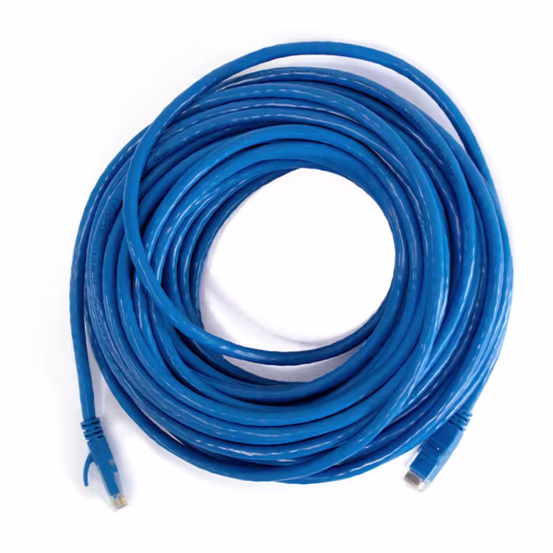 PC6-2050 PATCH CORD CAT6 50FT COLOR AZUL C/BOTA TERMOMOLDEADA, CATCOM