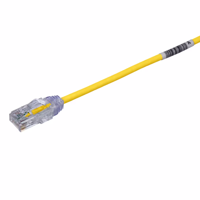 UTP28SP8INYL PATCH CORD CAT. 6 DIAM RED 0.6FT AMARILLO