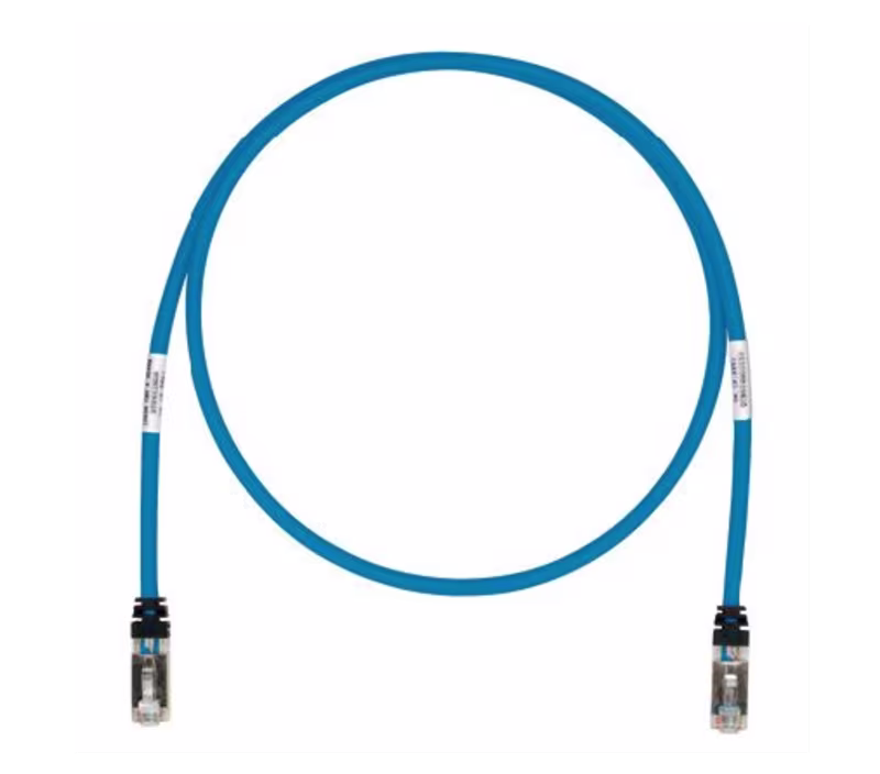 STP6X5MBU PATCH CORD S/FTP BLINDADO CAT 6A 5 METROS AZUL