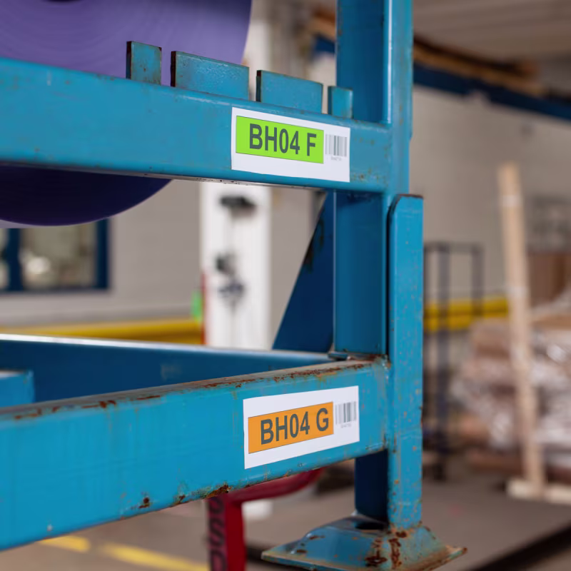 J50C-8000-2585 Etiqueta contínua polipropileno uso marino BS 5609 para BradyJet J4000 8" x 100´