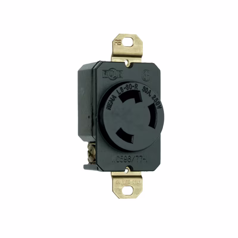 LG-L630R TOMA 30 AMPERIOS 250 VOLT 3 HILOS PASS&SEYMOUR LEGRAND