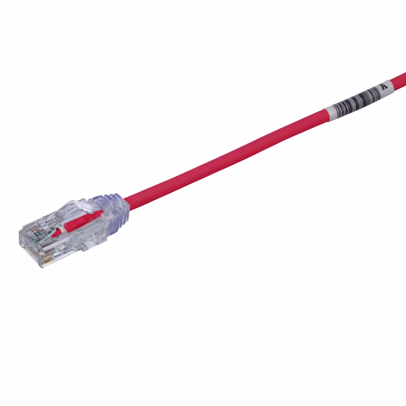 UTP28SP20RD PATCH CORD 20FT ROJO CAT6 ULTRA DELGADO