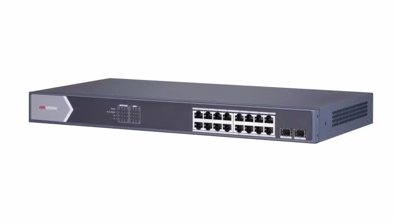 DS-3E0518P-E-M  SWITCH POE NO ADMINISTRABLE DE 16 PUERTOS