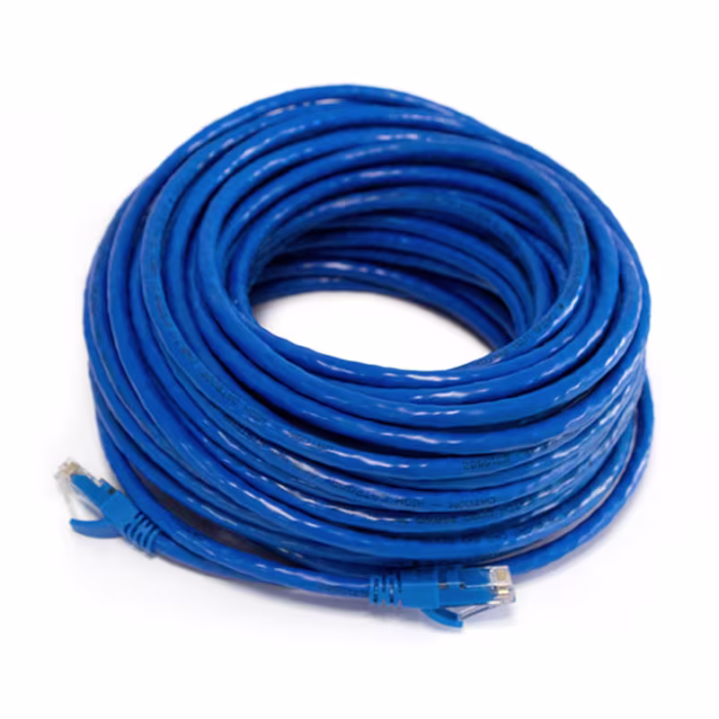 PC6-2075 PATCH CORD CAT6 75FT COLOR AZUL C/BOTA TERMOMOLDEADA, CATCOM