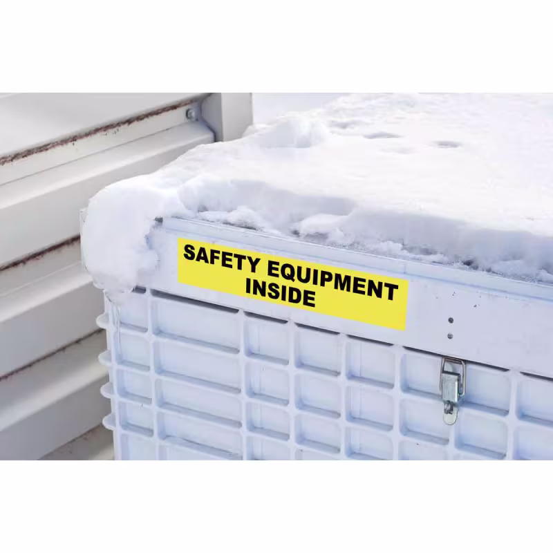 M7C-1000-595-YL Cinta de 1 pulgada, Vinil amarillo para M710/BMP71