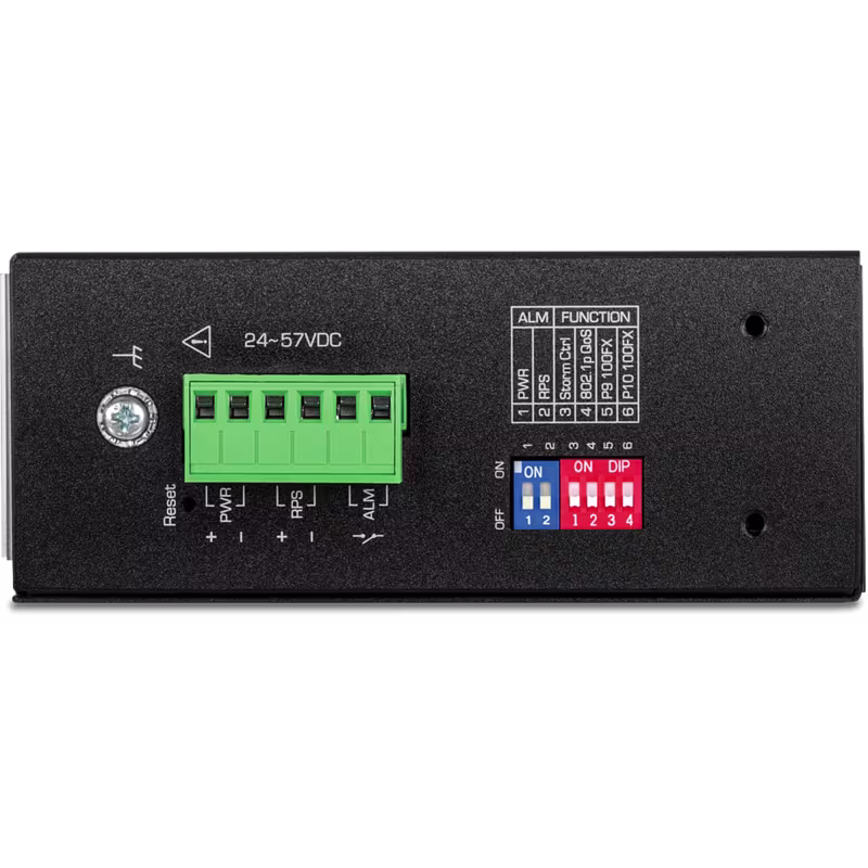 PG102i SWITCH INDUSTRIAL 8 PUERTOS GIGABIT L2  ADMINISTRABLE PoE+, TRENDNET