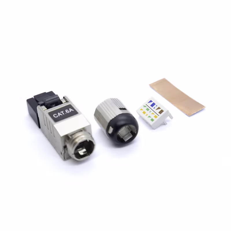 MPTL6A CONECTOR CAT6A RJ45 MPTL MACHO FTP UNIFILAR/MULTIFILIAR, CATCOM