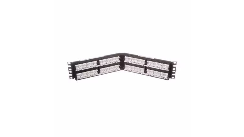 DPA486X88TGY PATCH PANEL 48 PTOS CAT6A ANGULADO 2RU