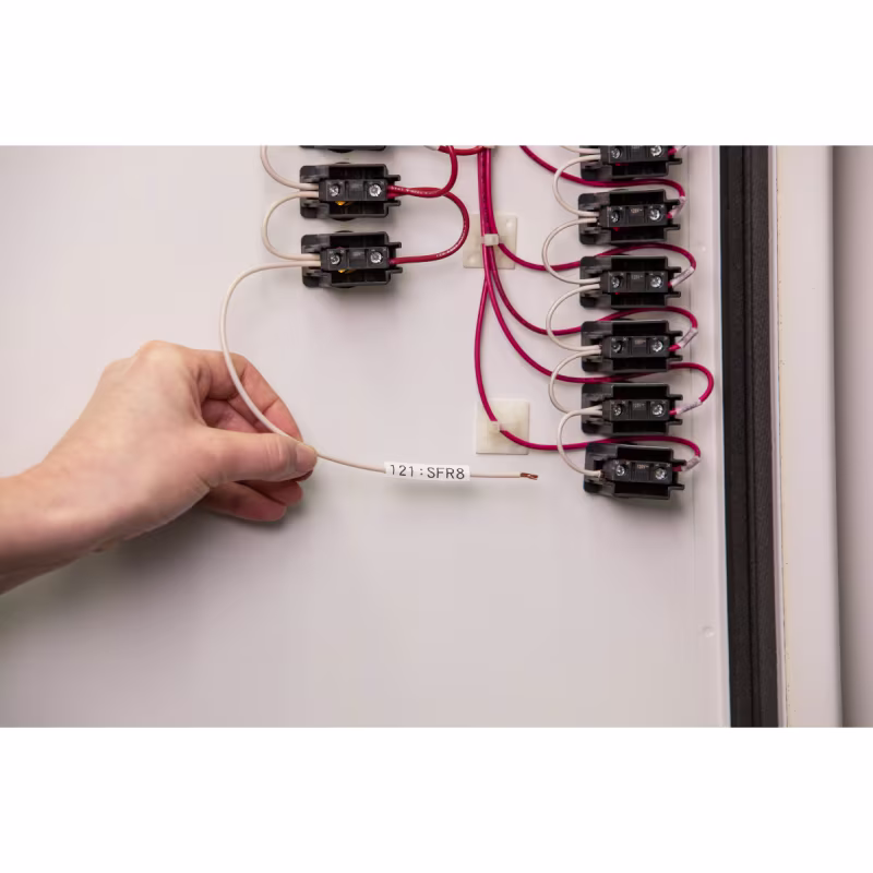 MC-125-342 CARTUCHO DE ETIQUETAS POLIOLEFINO RETRACTIL 0.125inDia x 7ftL NEGRO S/BLANCO BRADY