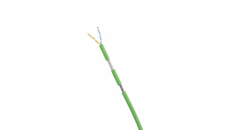 ESFLHT5C02GR-X CABLE MULTI-CONDUCTOR CAT5 SF/UTP 2PRS IND PROFINET VERDE