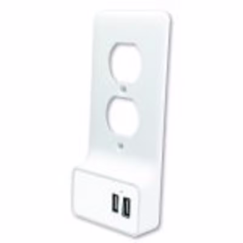 EPD-3028 PLACA DE PARED CON DOBLE CARGADOR USB