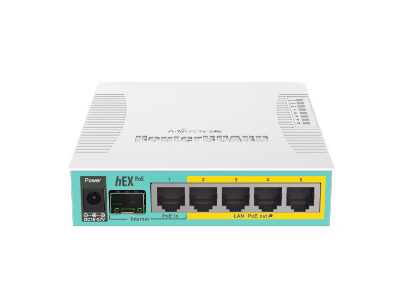 RB960PGS ROUTER 1Wan Gigabit; 4Lan giga POE af; 1 SFP; POE, MIKROTIK