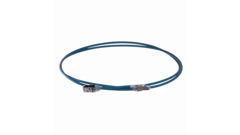 STP28X2MBU PATCH CORD S/FTP 28AWG CAT 6A 7 PIES (2 MTS) AZUL