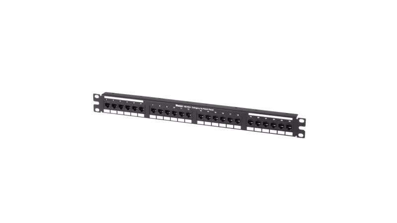NK5EPPG24Y PATCH PANEL CAT. 5E 24 PTS 1RU NETKEY