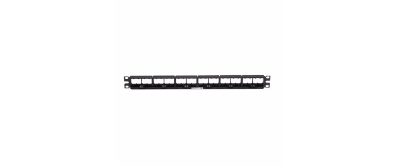 CPP24WBLY PANEL 24 PTS DESCARGADO,MODULAR,NEGRO P/INSERTOS