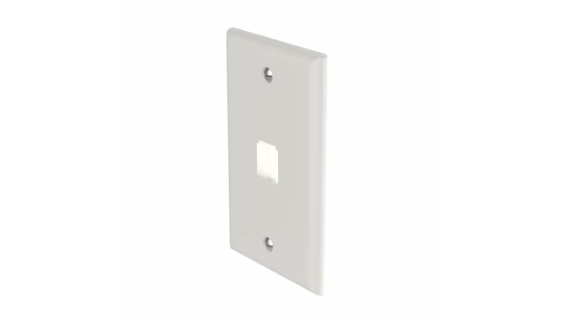 CFP1IW  PLACA P/KEYSTONE 1 PUERTO BLANCA HUESO CLASSIC