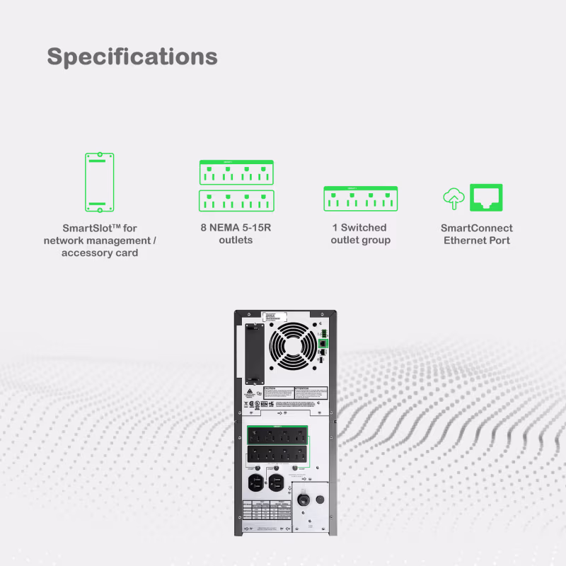 SMT2200C APC SMART-UPS 2200VA LCD 120V WITH SMARTCONNECT