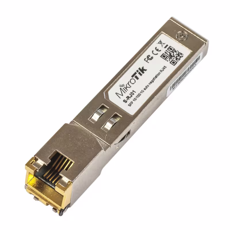CRS105-5S-FB ROUTER 5 PUERTOS SFP + S-RJ01 400MHz CPU, 128MB RMA P/EXTERIOR, MIKROTIK