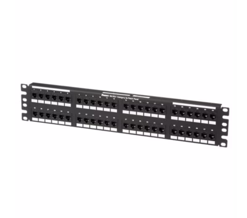 NK5EPPG48Y PATCH PANEL CAT. 5E 48 PTS 2RU NETKEY