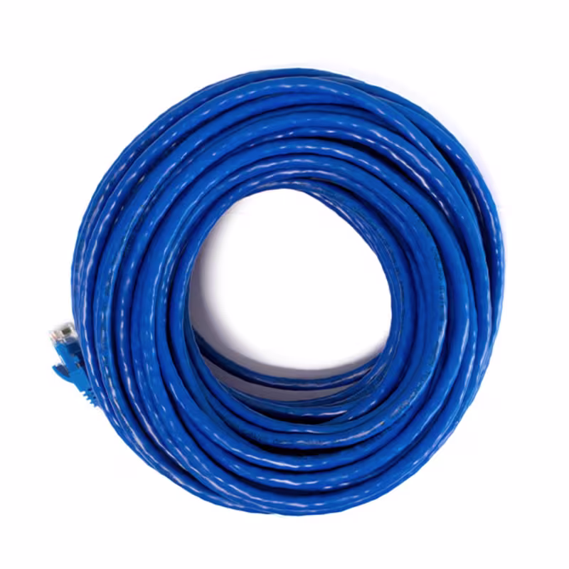 PC6-2075 PATCH CORD CAT6 75FT COLOR AZUL C/BOTA TERMOMOLDEADA, CATCOM