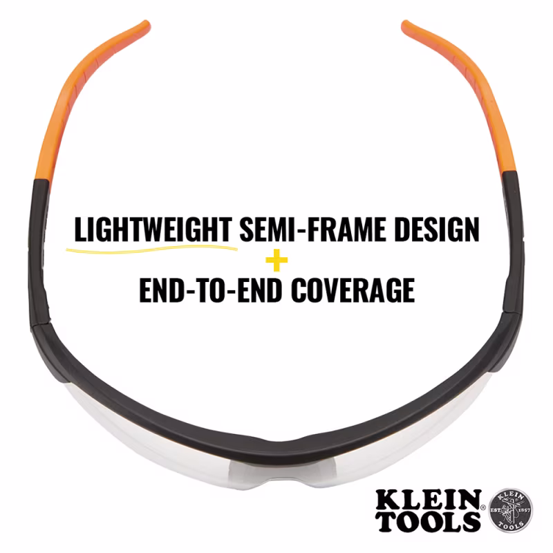 KLEIN 60159 Gafas Seguridad, Lentes Policarbonato Claro