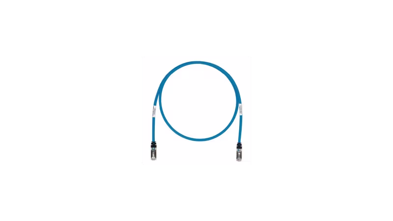 STP6X1MBU PATCH CORD CAT6A S/FTP AZUL 1 MTS