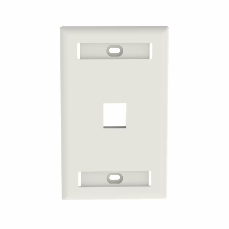 NK1FWHY PLACA DE 1 PTO. P/KEYSTONE BLANCO PURO NETKEY ETIQUE