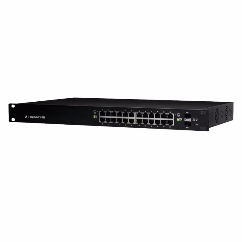 ES-24-500W ES-24-500W SWITCH 24 PUERTOS GIGABT + 2SFP + POE ADMINISTRABLE, UBIQUITI