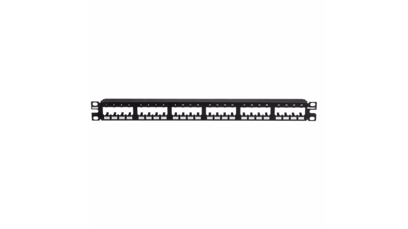 CPP24FMWBLY PANEL MODULAR DE 24 PTOS NEGRO (PARA INSERTOS)