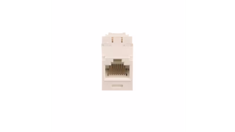 CJ688TGIW INSERTO KEYSTONE JACK CAT6 BLANCO RJ45 TX6 PLUS