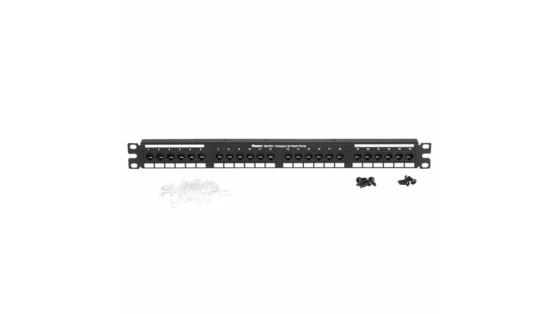 NK5EPPG24Y PATCH PANEL CAT. 5E 24 PTS 1RU NETKEY