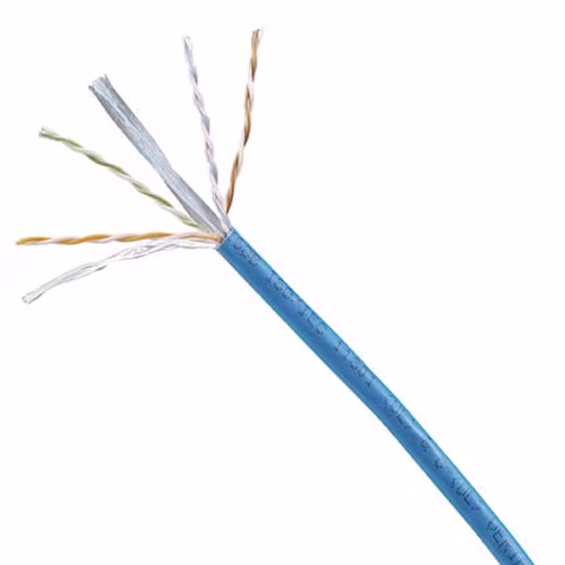 PUR6004BU-UY COOPER CABLE CAT6 4-PR 24 AWG UTP CMR BLUE